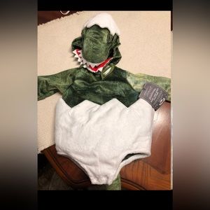 Pottery Barn kids baby egg dino size 0-6 months 2 piece worn last year, tags off
